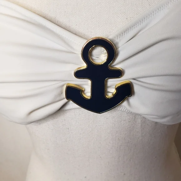 Victoria's Secret Anchor Bikini Top - Picture 2 of 7